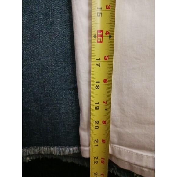 Wit & Wisdom Absolution White Denim‎ shorts & Blue Denim Shorts Lot Of 2 NWT 18 - Picture 10 of 10